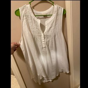 White blouse tank